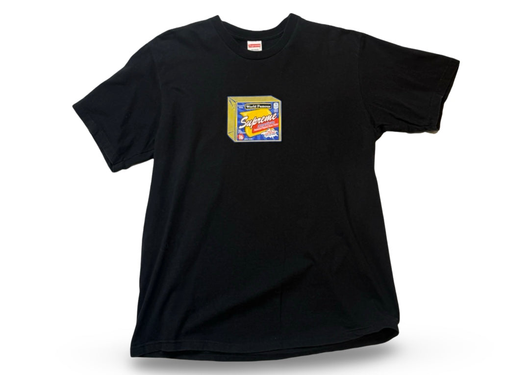 Supreme Cheese Tee Black