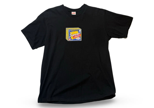 Supreme Cheese Tee Black