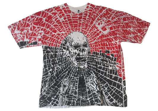 Warren Lotas Spider Web Skull T-Shirt