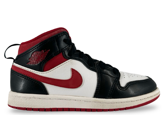 Jordan 1 Mid Gym Red Black White (PS)