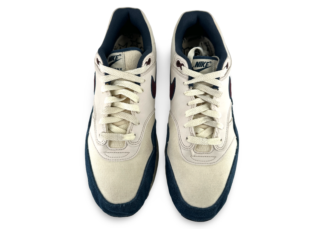 Nike Air Max 1 Coconut Milk Burgundy Crush Navy