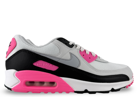 Nike Air Max 90 White Pink Glow Wolf Grey (Women's)