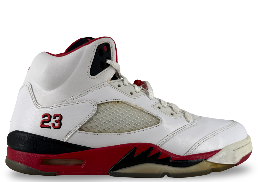 Jordan 5 Retro Fire Red Black Tongue (2013)