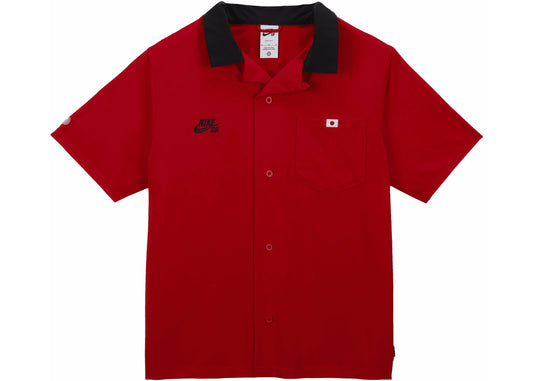 Nike SB Olympics 2024 Japan S/S Bowler Shirt Red/White