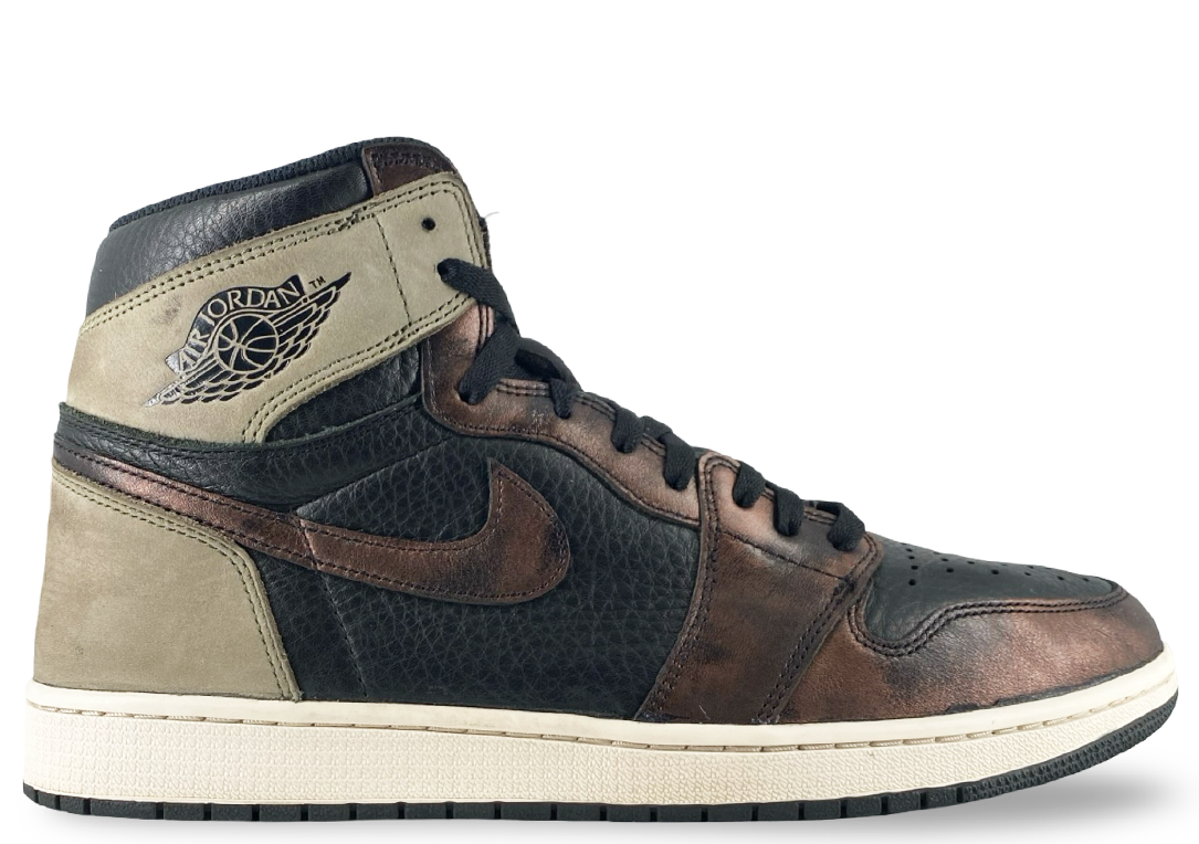 Jordan 1 Retro High Light Army Rust Shadow Patina