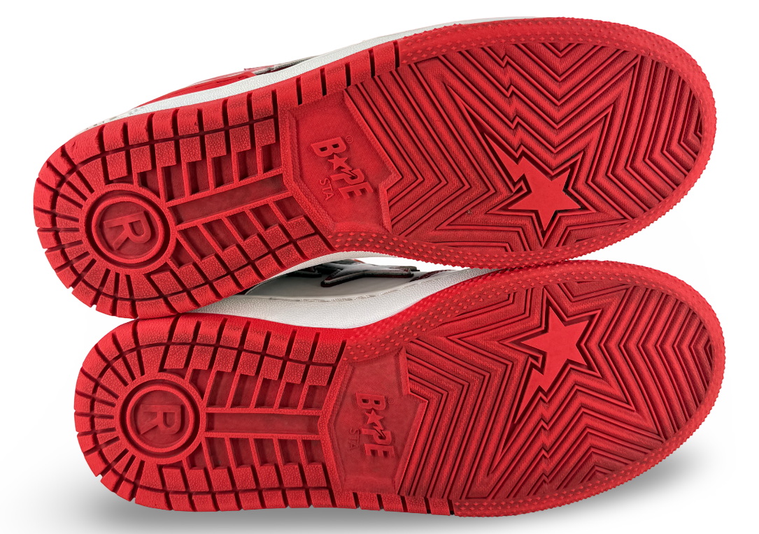 A Bathing Ape Bape SK8 Sta #1 M2 Red Camo