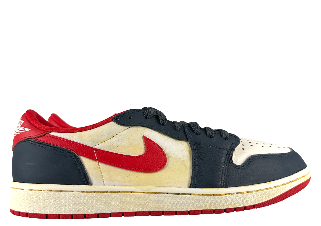 Jordan 1 Retro Low OG University Red (CUSTOM)