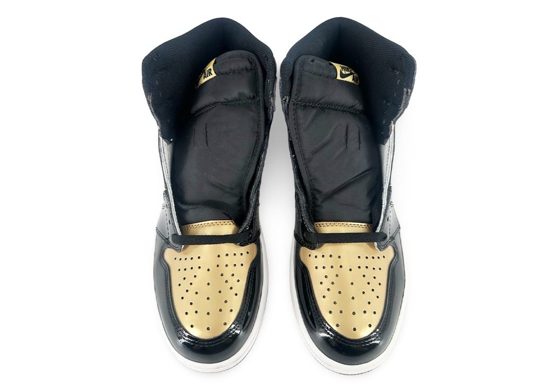 Jordan 1 Retro High NRG Patent Gold Toe