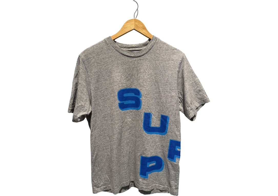 Supreme Stagger Tee Heather Grey