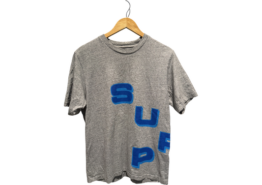 Supreme Stagger Tee Heather Grey