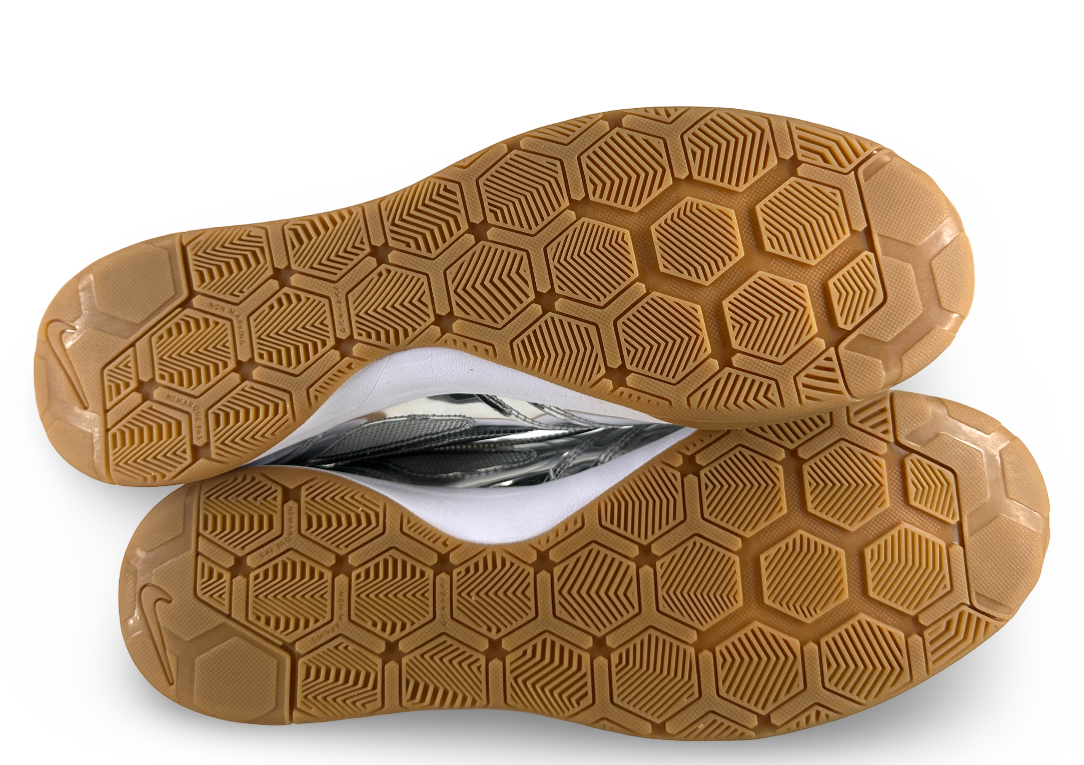 Nike Gato LV8 Metallic Silver White Gum Light Brown