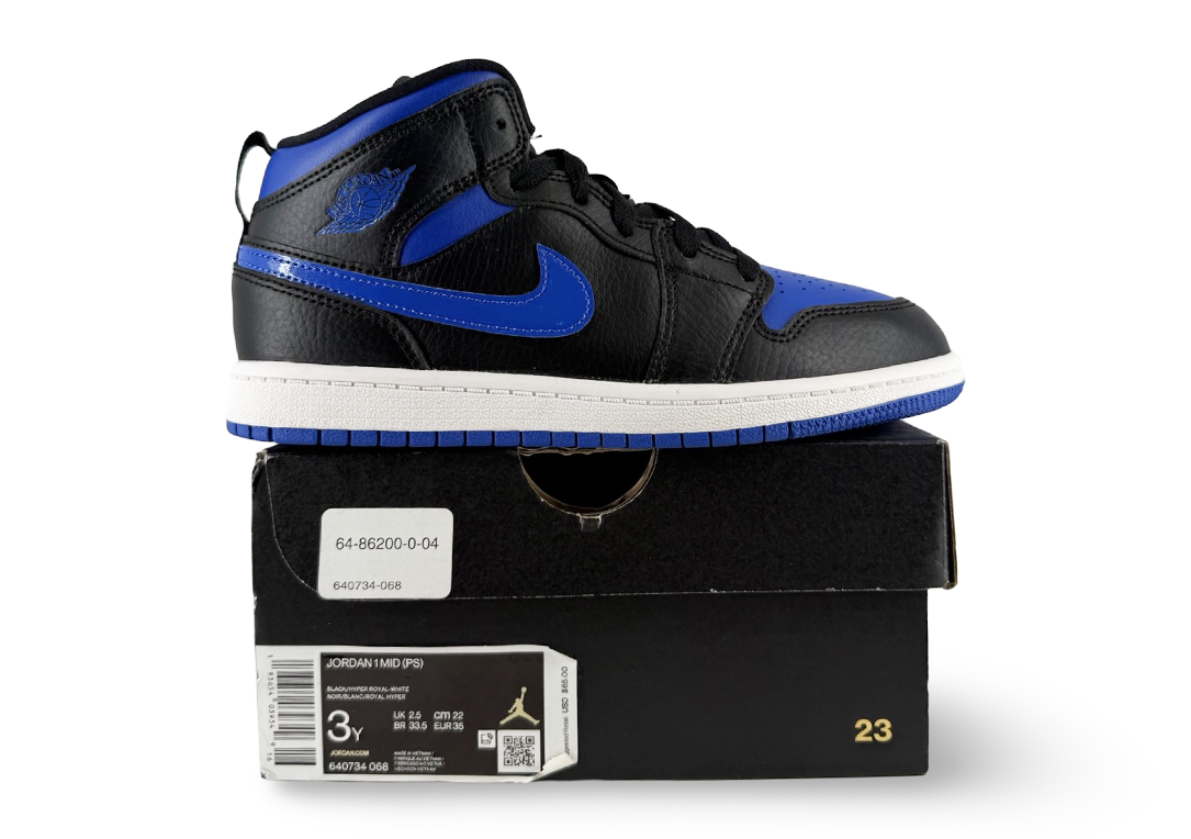 Jordan 1 Mid Royal (2020) (PS)