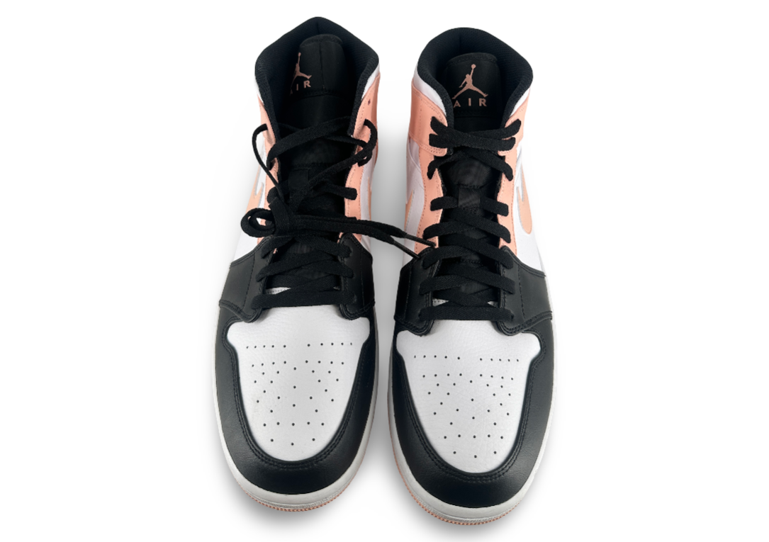 Jordan 1 Mid Arctic Orange Black Toe