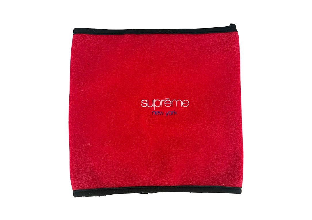 Supreme Polartec Fleece Neck Gaitor Red FW16