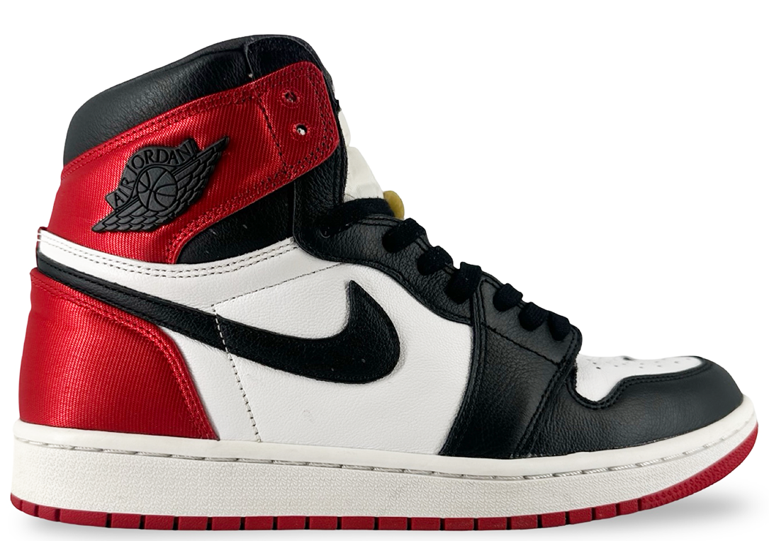 Jordan 1 Retro High Satin Black Toe (Women's)