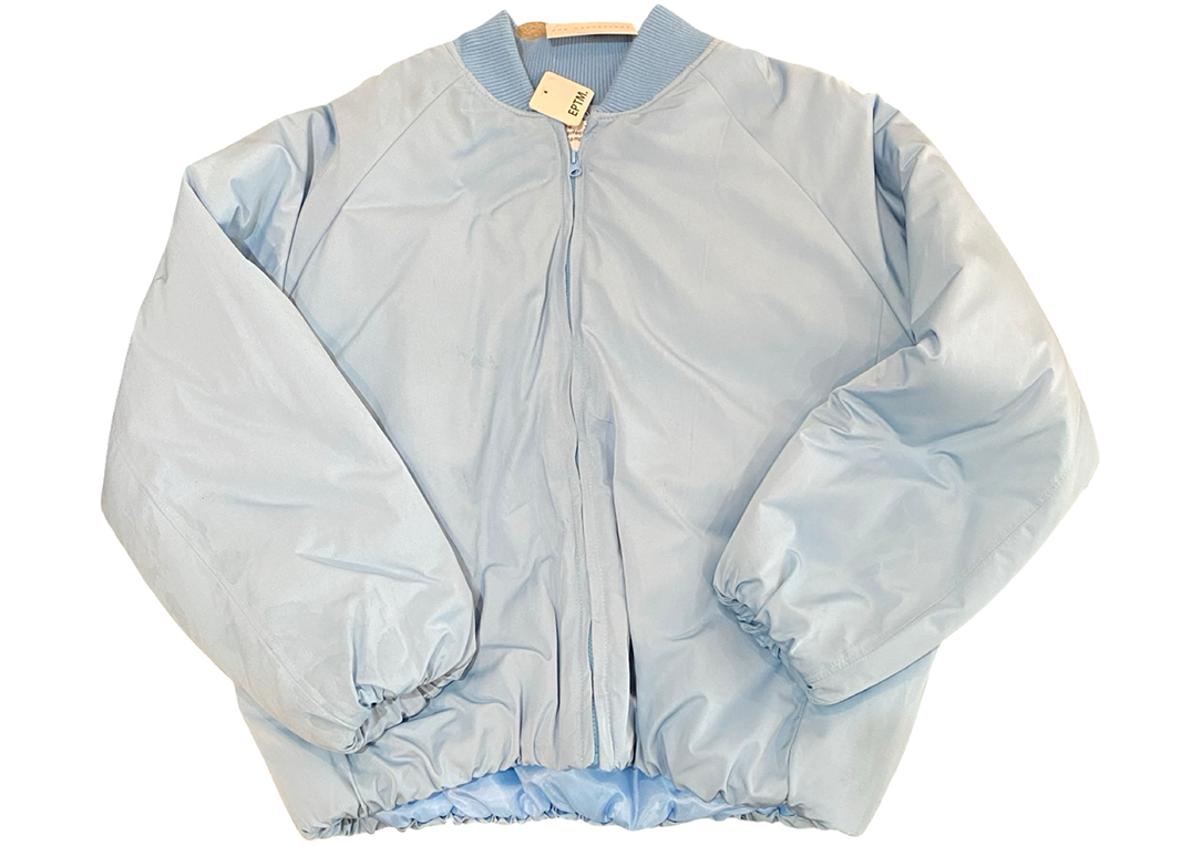 EPTM Capital Cropped Bomber Sky Blue