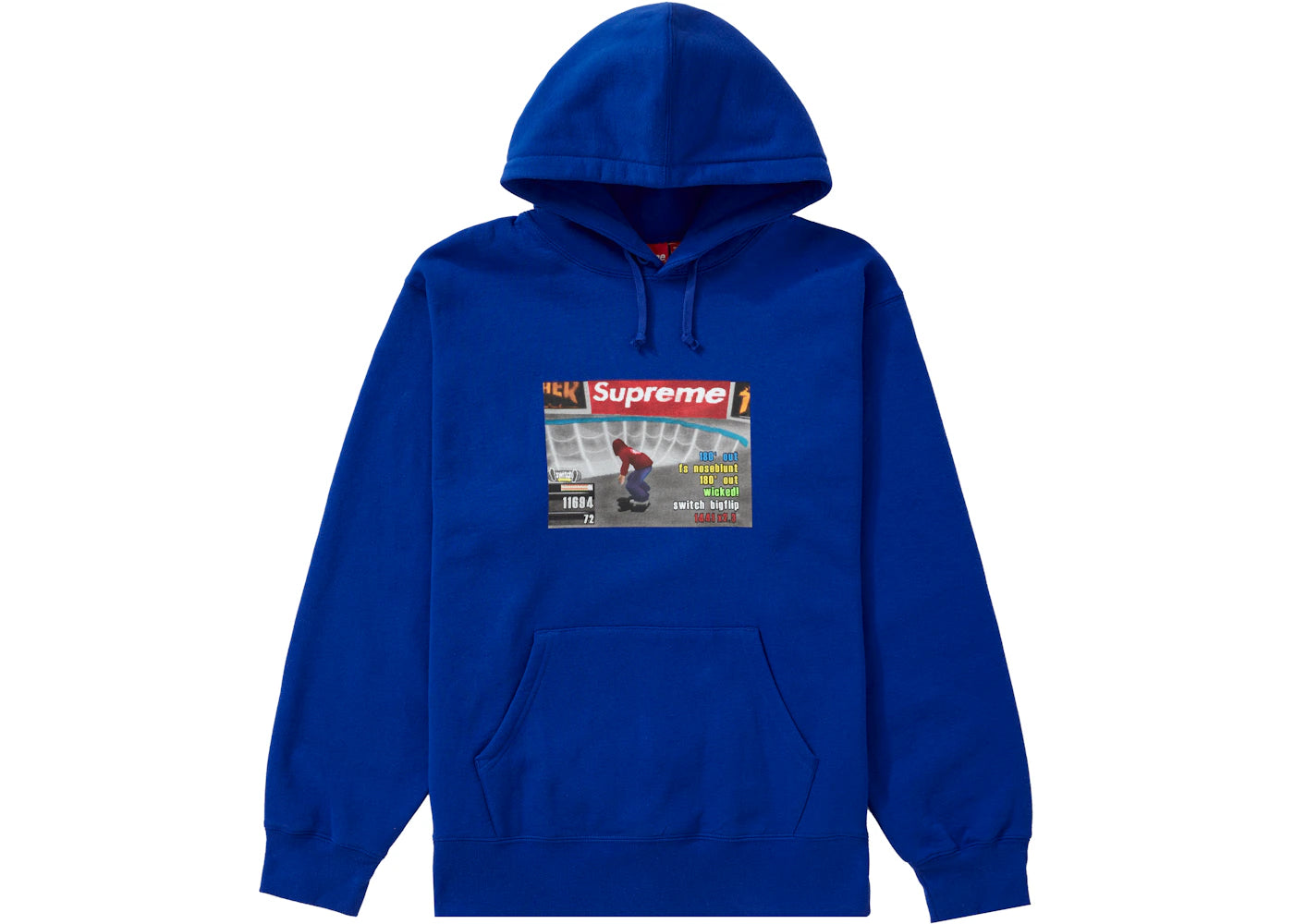 Supreme Thrasher Hooded Sweatshirt Royal