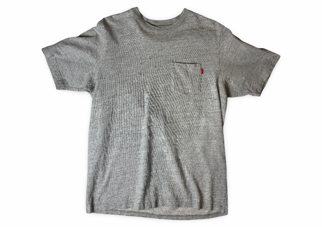 Supreme SS Pocket Tee (FW18) Heather Grey