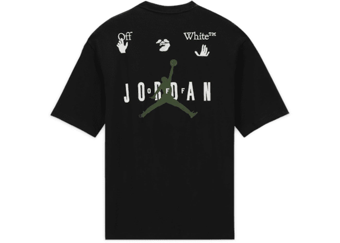 OFF-WHITE x Jordan T-shirt Black