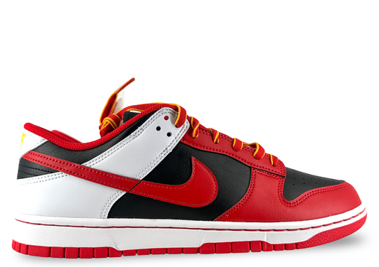 Nike Dunk Low Retro Black White University Red