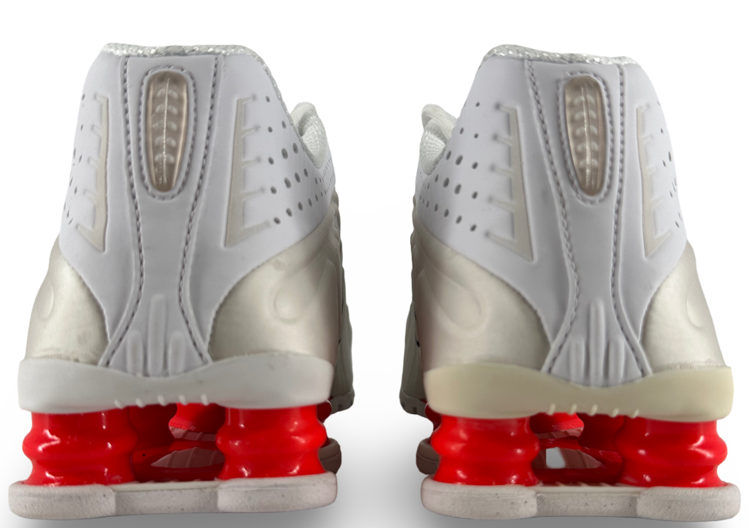Nike Shox R4 White Phantom Picante Red (Women's)