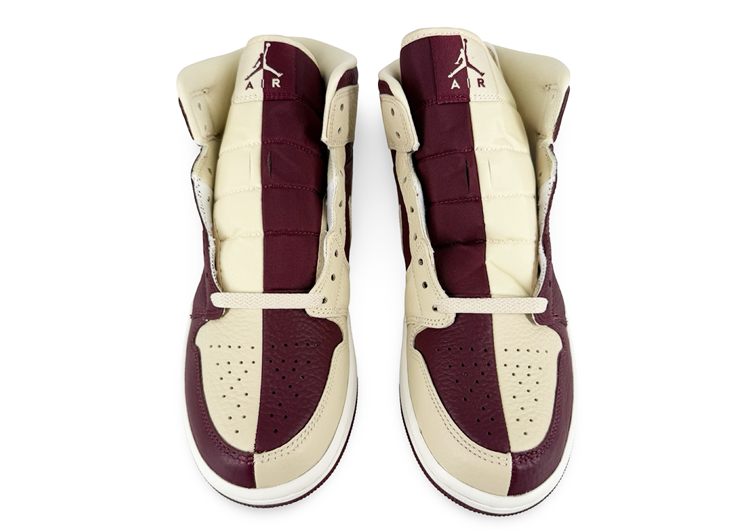 Jordan 1 Mid SE Split Beach Cherrywood Red (Womens)