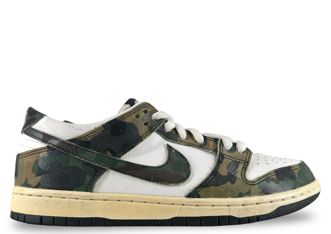 Nike SB Dunk Low Camo Legion Green