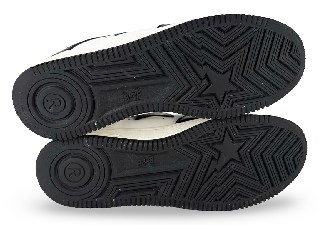 A Bathing Ape Bape Sta Low #3 White Black Cloud Camo