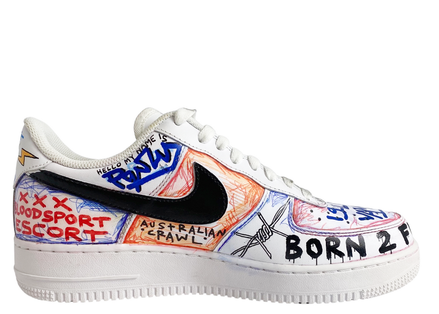 Nike Air Force 1 Low Vlone x Pauly x Mase x Himumimdead ASAP Mob