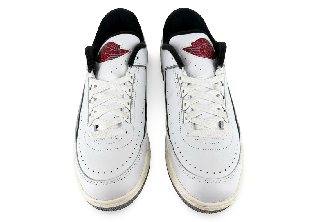 Jordan 2/3 White Black Metallic Silver