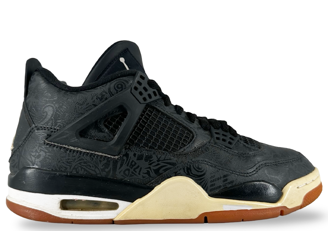 Jordan 4 Retro Laser Black Gum
