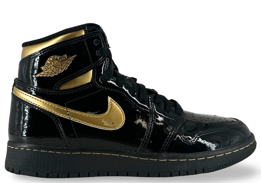 Jordan 1 Retro High Black Metallic Gold (2020) (GS)