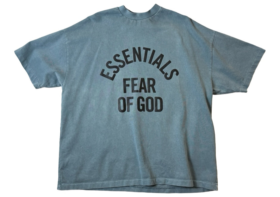 Fear of God Essentials Campus 90's Short Sleeve Tee Faded Coastal