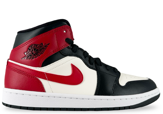 Jordan 1 Mid Gym Red Off Noir (Women's)