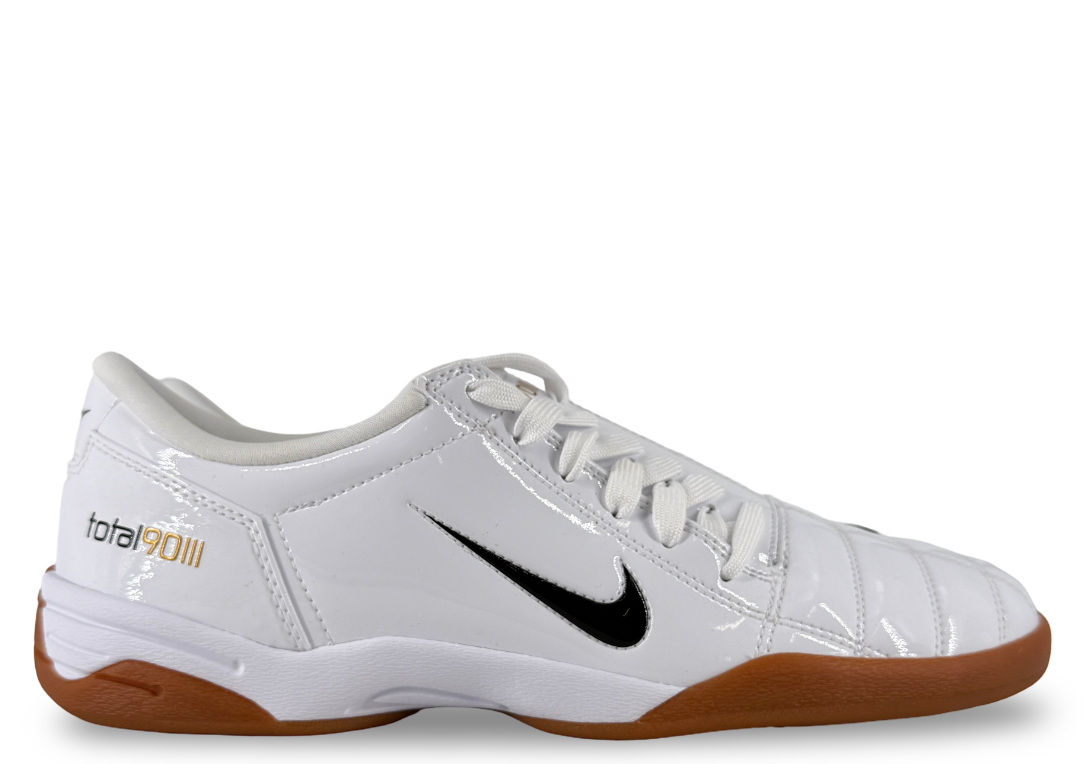 Nike Total 90 3 Patent White Black (Women's)