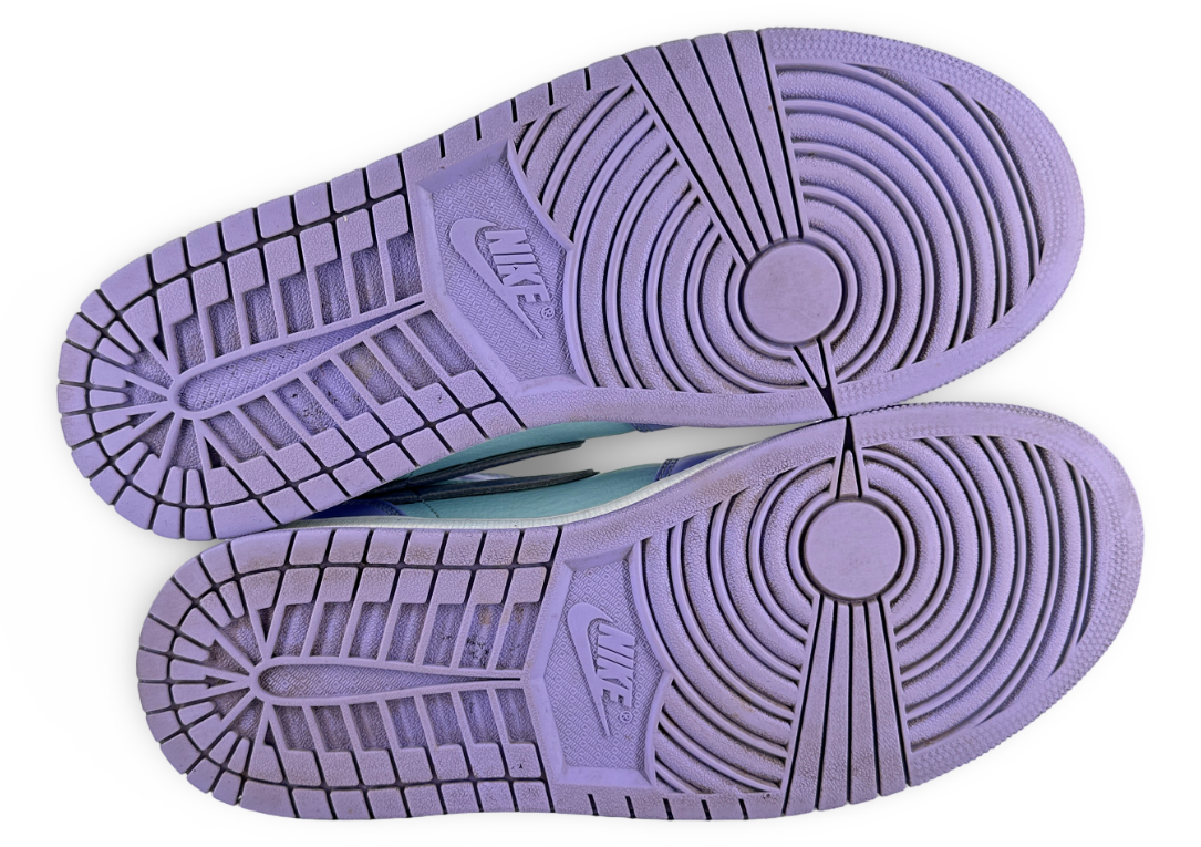 Jordan 1 Mid Purple Aqua