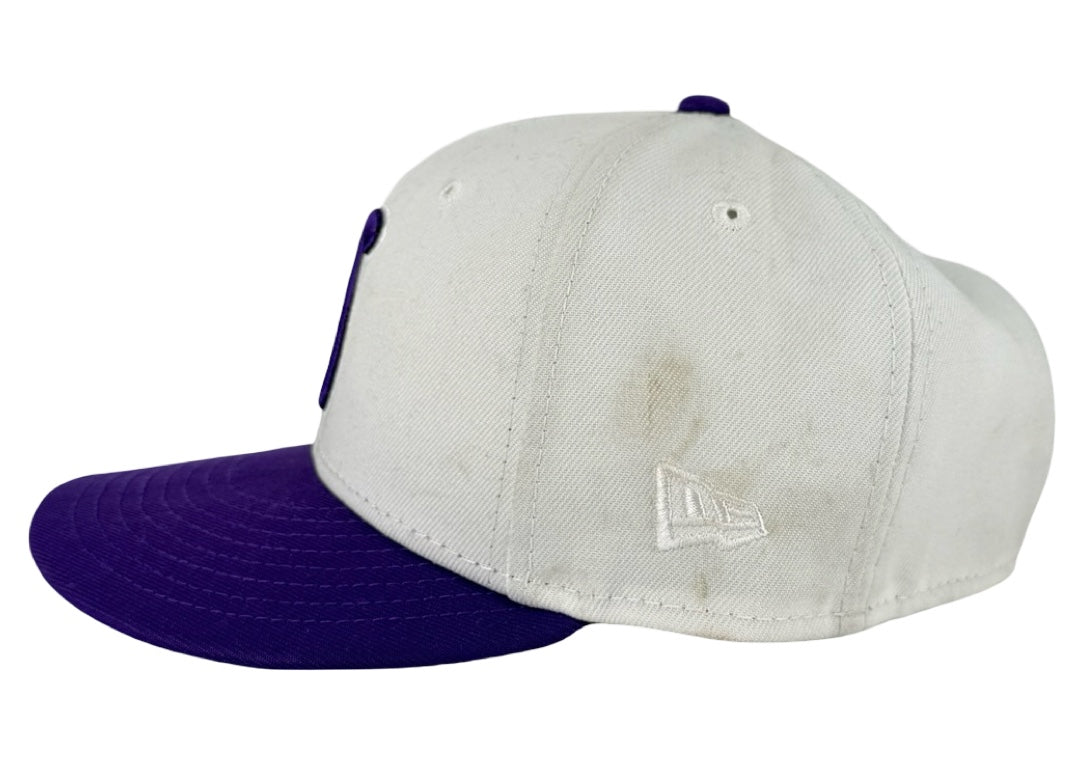 Supreme New Era Reaper S Logo 59Fifty Fitted Hat White