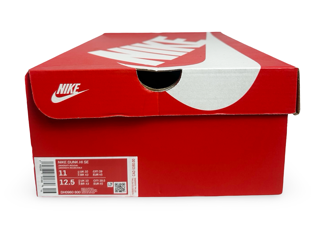 Nike Dunk High First Use Red
