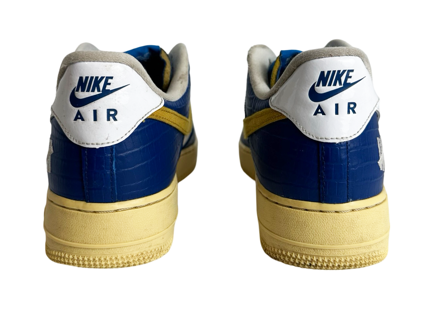 Nike Air Force 1 Low SP Undefeated 5 On It Blue Yellow Croc