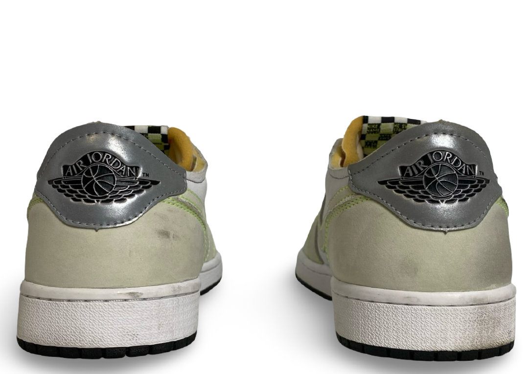 Jordan 1 Retro Low White Ghost Green Black