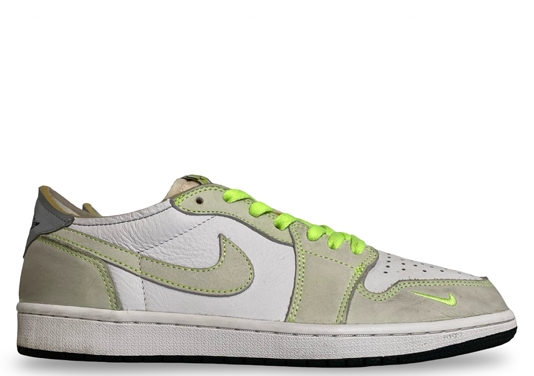 Jordan 1 Retro Low White Ghost Green Black