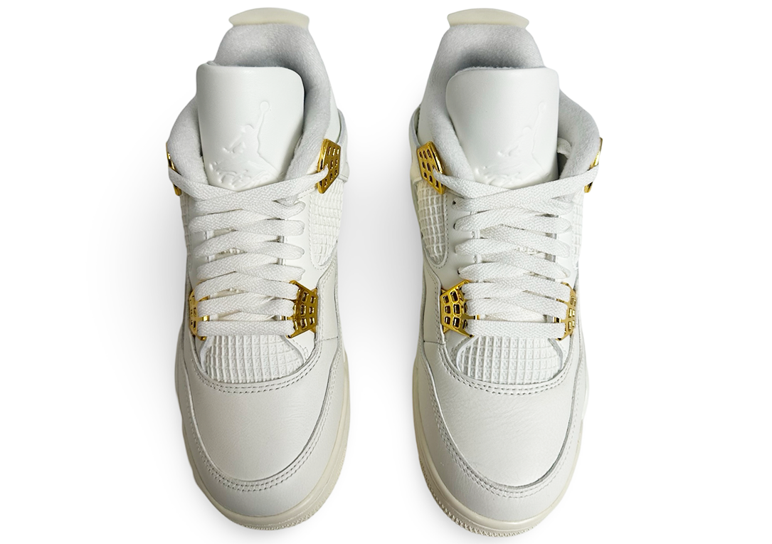 Jordan 4 Retro Metallic Gold (Women's)