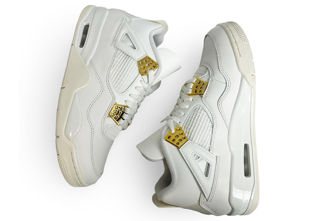 Jordan 4 Retro Metallic Gold (Women's)