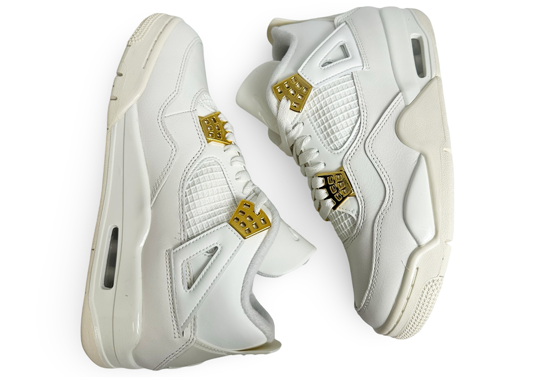 Jordan 4 Retro Metallic Gold (Women's)