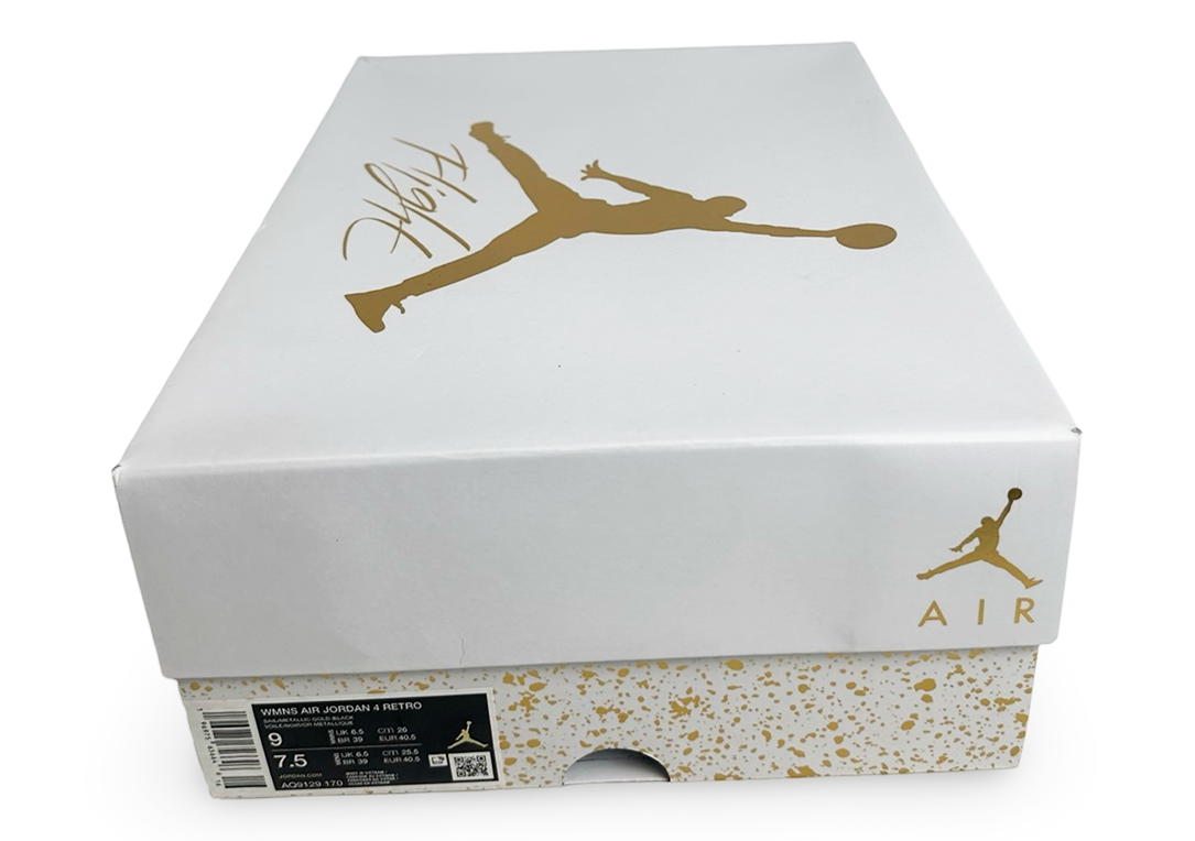 Jordan 4 Retro Metallic Gold (Women's)