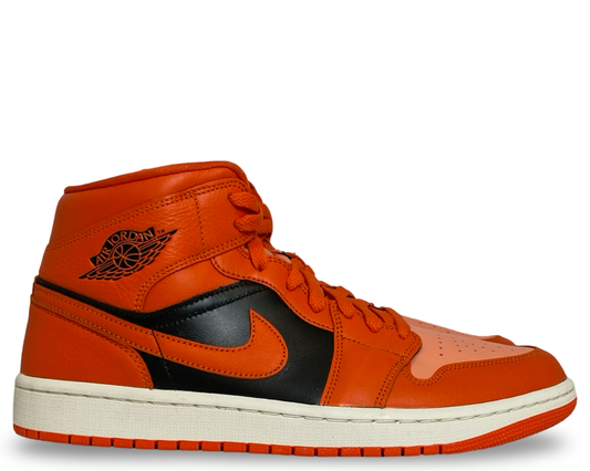Jordan 1 Mid SE Rush Orange Crimson Bliss (Women's)