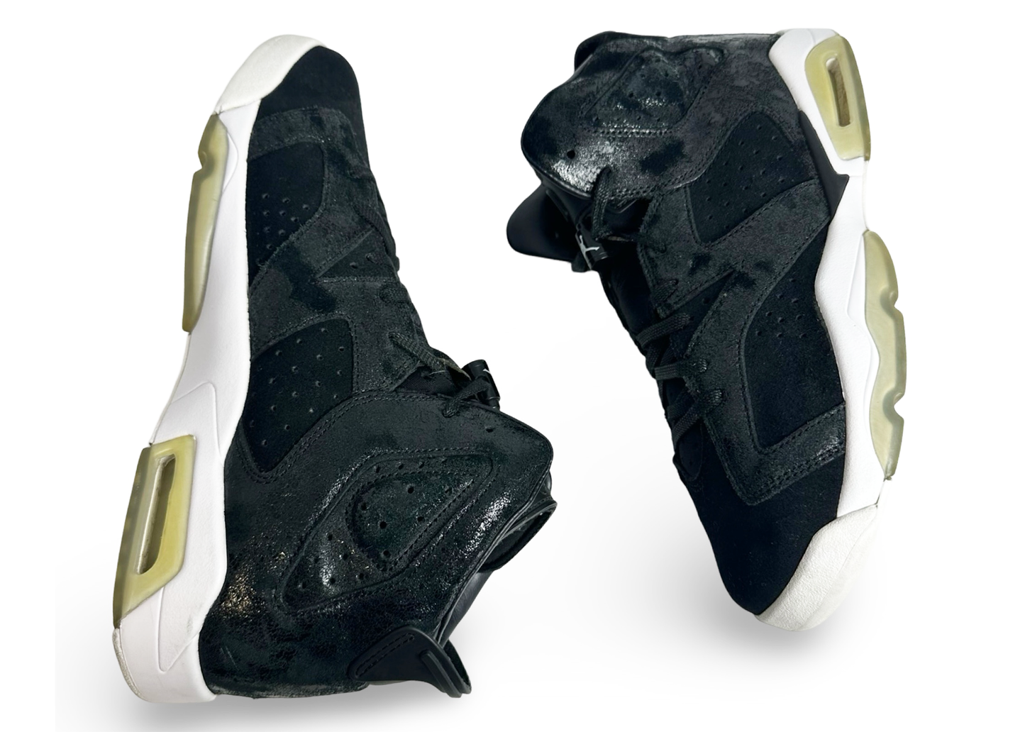 Jordan 6 Retro Heiress Black Suede (GS)