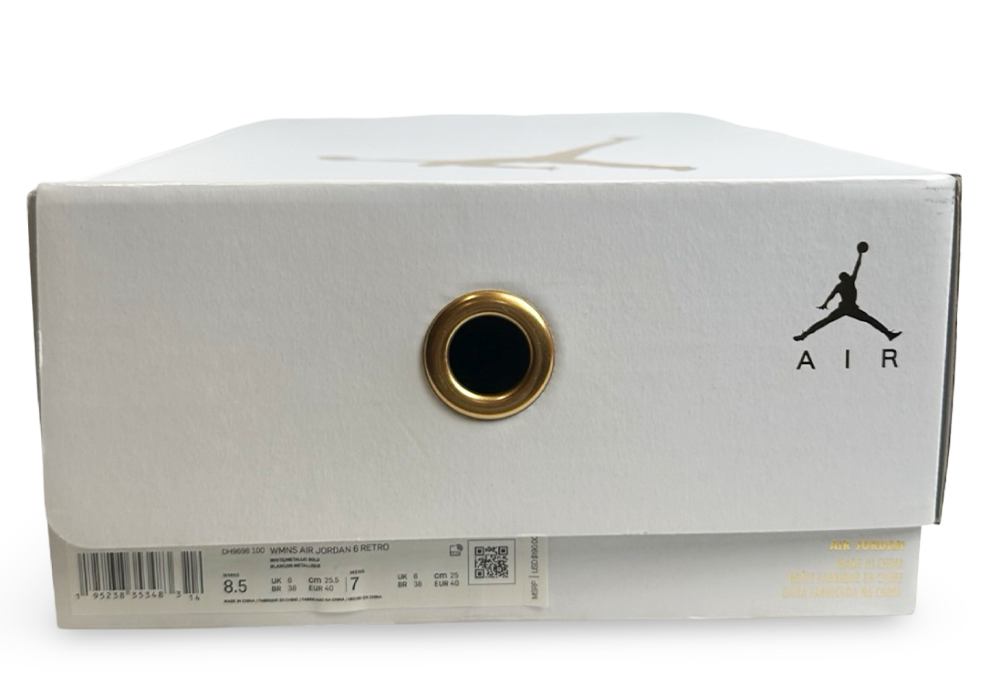 Jordan 6 Retro Gold Hoops (Women's)