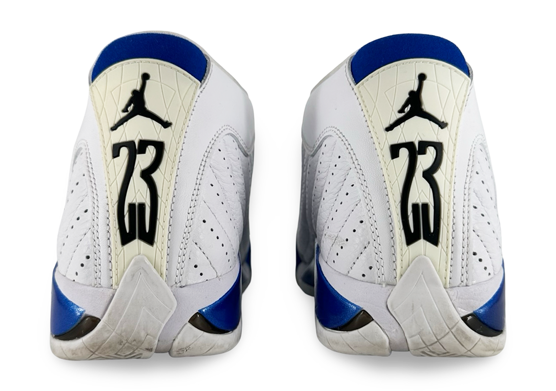 Jordan 14 Retro White Hyper Royal