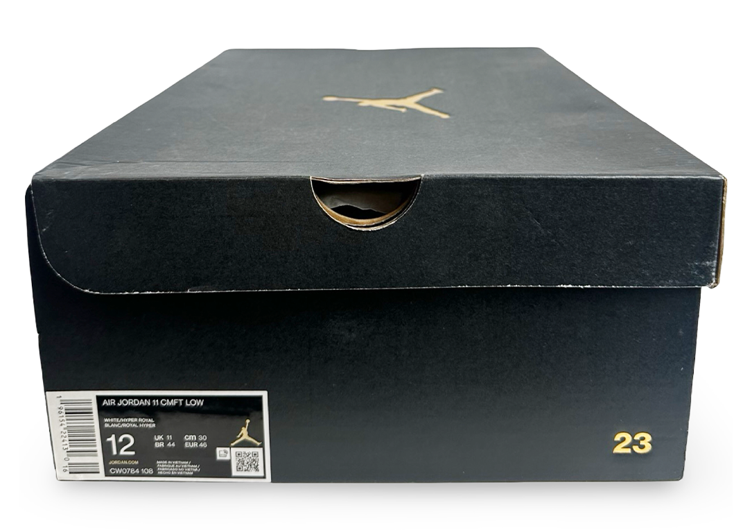 Jordan 11 CMFT Low White Safety Orange Hyper Royal